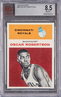 1961/62 Fleer #36 Oscar Robertson Rookie Card – BVG NM-MT+ 8.5